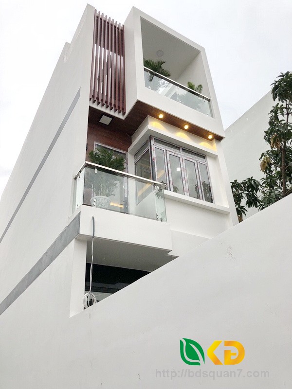 Bán nhà 3 lầu mới 100% mặt tiền hẻm 2056 Huỳnh Tấn Phát Nhà Bè.
